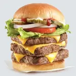Triple Meat Cheeseburger